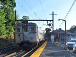 Going away picture of NJT Train # 435 at Bernardsville Station